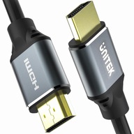 Kábel UNITEK Ultra HDMI v2.1 8K 4K 120Hz 2m HDR Kábel UNITEK Ultra HDMI v2.1 8K 4K 120Hz 2m HDR