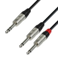ADAM HALL K4YVPP AUDIO KÁBEL 2x JACK-JACK 6,3 0,9m ADAM HALL K4YVPP AUDIO KÁBEL 2x JACK-JACK 6,3 0,9m