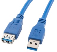 Lanberg USB3.0 predlžovací kábel 3m AM-AF USB 3.0 modrý Lanberg USB3.0 predlžovací kábel 3m AM-AF USB 3.0 modrý