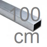 Doska, panel, hliníkový profil 100x20x2 -200cm