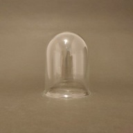 Sklenená kupola - kryt - číre sklo, priemer 96mm
