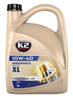 Polosyntetický olej K2 10W-40 10w40 SL/CF/CF-4 5L