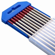 Červené volfrámové elektródy WT 20 1,6 x175 5 ks Červené volfrámové elektródy WT 20 1,6 x175 5 ks