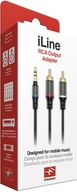 IK iLine TRS ZÁSTRČKA 3,5 mm – 2 x RCA ZÁSTRČKA 1,5 M IK iLine TRS ZÁSTRČKA 3,5 mm – 2 x RCA ZÁSTRČKA 1,5 M