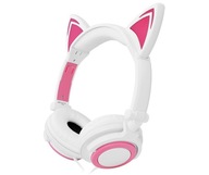 SKLADACIE SLÚCHADLÁ CAT EAR S LED PODSVIETENÍM SKLADACIE SLÚCHADLÁ CAT EAR S LED PODSVIETENÍM