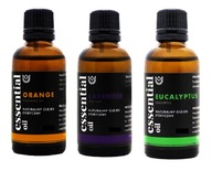 Sada 3 x 50 ml prírodného esenciálneho oleja PREMIUM Sada 3 x 50 ml prírodného esenciálneho oleja PREMIUM
