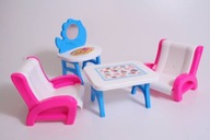Set nábytku pre bábiky Zuzia 4 prvky