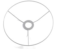 Rám tienidla E27 biely 40 cm len kôš Rám tienidla E27 biely 40 cm len kôš