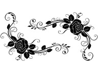 Samolepka na stenu FLOWERS Ruže 140 cm Samolepka na stenu FLOWERS Ruže 140 cm