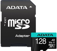 Mikrokarta 128GB microSD AData PRO U3 A2 V30 UHS1
