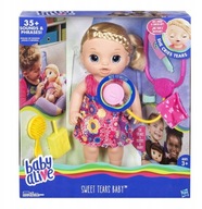 BABY ALIVE BÁBIKA, SLADKÁ INTERAKTÍVNA SLZKA, HOVORÍ POĽSKÉ FRÁZY A KRIČÍ