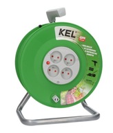 Bubon so zásuvkami 4p+Z KEL STANDARD zelená IP20 Bubon so zásuvkami 4p+Z KEL STANDARD zelená IP20