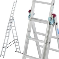 KRAUSE hliníkový rebrík 3x11 CORDA 7,25m 030429