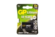 GP CR-V9 9V lítiová batéria CR-V9 U9VL detektor dymu GP CR-V9 9V lítiová batéria CR-V9 U9VL detektor dymu