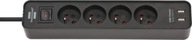 BRENNENSTUHL ECOLOR 4 GN 1,5m + 2xUSB 2,1A NABÍJAČKA BRENNENSTUHL ECOLOR 4 GN 1,5m + 2xUSB 2,1A NABÍJAČKA