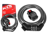 ZÁMKA NA BICYKEL S KÓDOM KLS KL-002 100cm