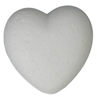 Polystyrénové srdce 4 cm - malé
