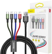Bleskový rýchly USB kábel Baseus 4v1 Micro Type-C