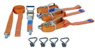 Transportné pásy 3 bodové 5T/3M/50mm 4C pojazd Transportné pásy 3 bodové 5T/3M/50mm 4C pojazd