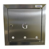 NEREZOVÉ NEREZOVÉ PLYNOVÉ DVERE 250 x 250 RÁM NEREZOVÉ NEREZOVÉ PLYNOVÉ DVERE 250 x 250 RÁM