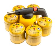 Patrónová plynová fúkačka + 6 plynových bombičiek s ventilom 44E148 Patrónová plynová fúkačka + 6 plynových bombičiek s ventilom 44E148