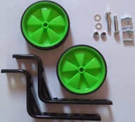 Nastaviteľné bočné kolesá, zelené 12-16″, 35503