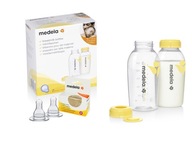 Medela 2x 250ml Fľaša na dojčenie + 2x M cumlík