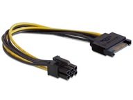 SATA rozdeľovač napájania pre 6-pinovú grafickú kartu 2 SATA rozdeľovač napájania pre 6-pinovú grafickú kartu 2