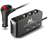 ĽAHŠÍ DISTRIBÚTOR 4xUSB RÝCHLO NABÍJANIE NAPÁJANIA MACLEAN MCE218 ĽAHŠÍ DISTRIBÚTOR 4xUSB RÝCHLO NABÍJANIE NAPÁJANIA MACLEAN MCE218