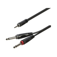 RAYC130L2 audio kábel 2m aux mp3 2x Jack 6.3 - mini jack 3.5mm