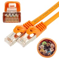 NEKU Patchcord S/FTP kábel kat.7 oranžový 15m