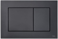 TECE NOW SLIM BASE BUTTON MAT BLACK WC TECE NOW SLIM BASE BUTTON MAT BLACK WC