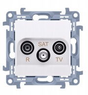 SIMON 10 TV-SAT anténna zásuvka CASP.01/11 priechod