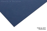 Kydex POLICE Blue - hrúbka 200x300mm. 2 mm Kydex POLICE Blue - hrúbka 200x300mm. 2 mm