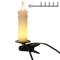 Klasické švédske svetielka na vianočný stromček LED WAX