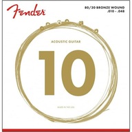 FENDER 70XL 80/20 bronzové struny akustické 10-48