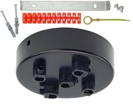 čierne obloženie stropu pre pavúkovú lampu edisn LOFT čierne obloženie stropu pre pavúkovú lampu edisn LOFT