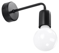 Minimalistické nástenné svietidlo DUOMO Black LED SOLLUX Minimalistické nástenné svietidlo DUOMO Black LED SOLLUX