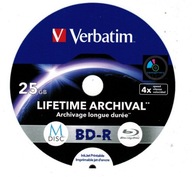 VERBATIM M-DISC BD-R 25GB Potlačiteľný 1 ks.