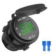 3.0 USB NABÍJAČKA S VOLTMETROM A AMPÉROM G 3.0 USB NABÍJAČKA S VOLTMETROM A AMPÉROM G