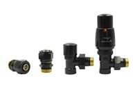 Termo uhlové ventily. ROYAL čierny matný pex 16mm Termo uhlové ventily. ROYAL čierny matný pex 16mm