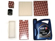 FILTRE + OLEJ 5W30 TOYOTA YARIS II 2 1.0