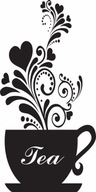 Nálepka do kuchyne TEA na stenu 25 x 50 cm Nálepka do kuchyne TEA na stenu 25 x 50 cm