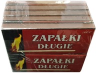 Dlhé zápalky Gril Krbové kachle Sviečky 40bal Dlhé zápalky Gril Krbové kachle Sviečky 40bal
