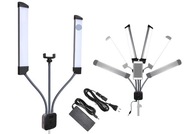 Dvojitá LED kozmetická lampa na líčenie mihalníc Dvojitá LED kozmetická lampa na líčenie mihalníc