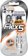 Bic Flex 5 jednorazových holiacich strojčekov, 3 kusy Bic Flex 5 jednorazových holiacich strojčekov, 3 kusy
