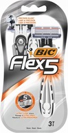Bic Flex 5 žiletka 5 čepieľok 3 kusy