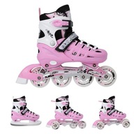 DÁMSKE 39-42 nastaviteľné kolieskové korčule ABEC7 INLINE SKATES DÁMSKE 39-42 nastaviteľné kolieskové korčule ABEC7 INLINE SKATES