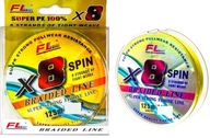 Opletacia šnúra X8 125m/0,08/4kg Fluo Opletacia šnúra X8 125m/0,08/4kg Fluo