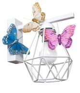 Nástenné / nástenné svietidlo BUTTERFLY 1 WHITE môže byť LED